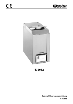 Bartscher 135012 Ice Crusher, stainless steel Mode d'emploi
