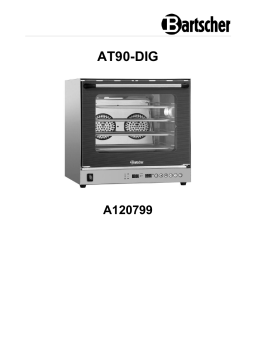 Bartscher A120799 Convection oven AT90-DIG Mode d'emploi