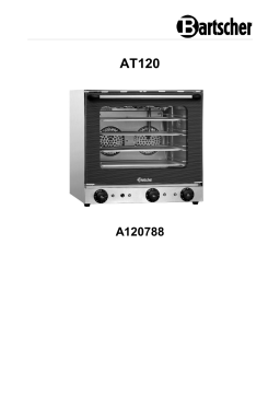 Bartscher A120788 Convection oven AT120 Mode d'emploi