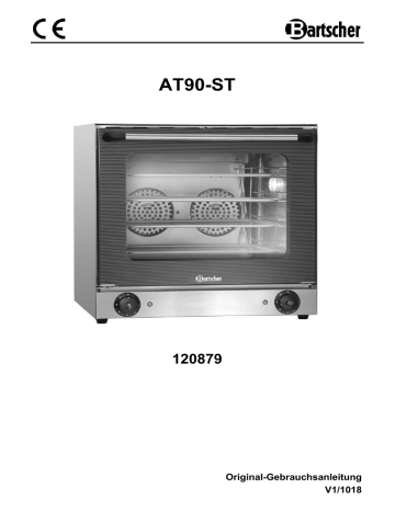 Bartscher 120879 Convection oven AT90-ST Mode d'emploi | Fixfr