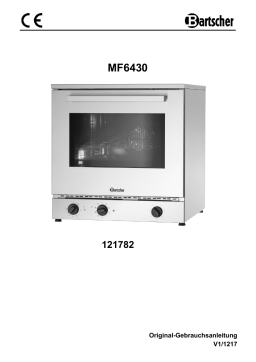 Bartscher 121782 Convection oven MF6430 Mode d'emploi