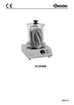 Bartscher A120406 Hot-dog machine, edged Mode d'emploi