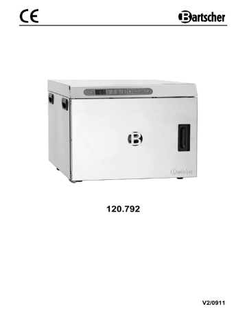 Bartscher 120792 Low-temperature cooker 1,2kW Mode d'emploi | Fixfr
