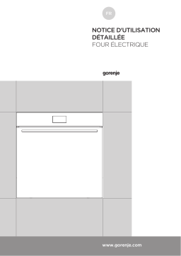 Gorenje BO6CO4T1-42 Four encastrable BO799S50X Une information important