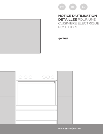 Gorenje FC6A1A-DSAA2 Cuisinière électrique E6120SD Une information important | Fixfr