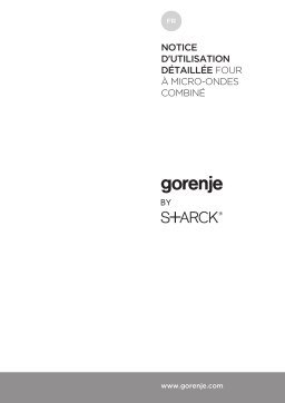 Gorenje BO4CM4I1-47 Four micro-ondes compact combiné BCM547ST Une information important