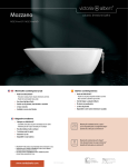 Victoria+Albert&trade; MOZ-N-SW-OF Mozzano 64-3/4 x 29-1/8 in. Freestanding Bathtub in Quarrycast White sp&eacute;cification