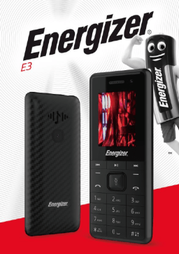 Energizer E3 Manuel utilisateur
