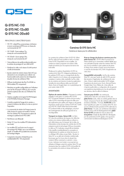 QSC NC Series spécification