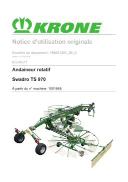 Krone BA Swadro TS 970 (KS302-11) Mode d'emploi