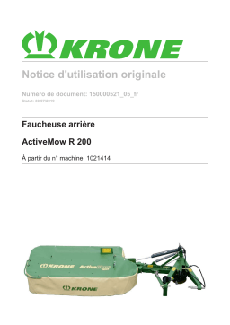 Krone BA ActiveMow R 200 Mode d'emploi