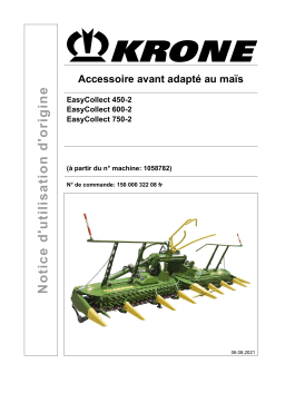 Krone BA EasyCollect 450-2/ 600-2/ 750-2 Mode d'emploi