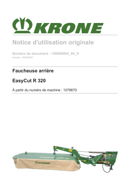 Krone BA Easy Cut R 320 Mode d'emploi