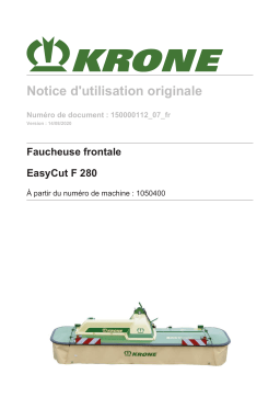 Krone BA EasyCut F 280 Mode d'emploi