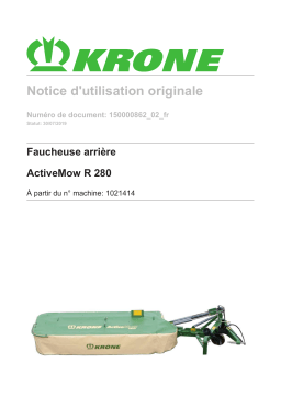 Krone BA ActiveMow R 280 Mode d'emploi