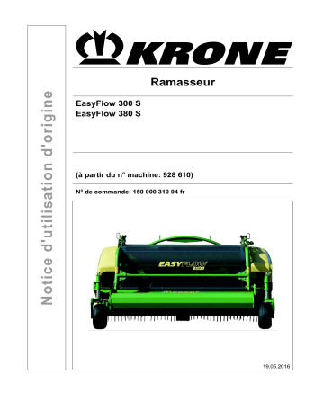 Krone BA EasyFlow 300 S / 380 S Mode d'emploi | Fixfr