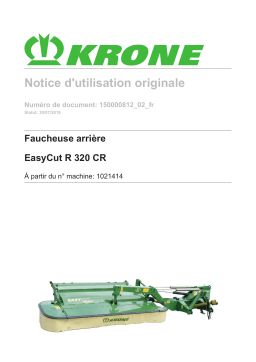 Krone BA EasyCut R 320 CR Mode d'emploi