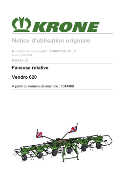 Krone BA KW 600 (KW103-13) Mode d'emploi