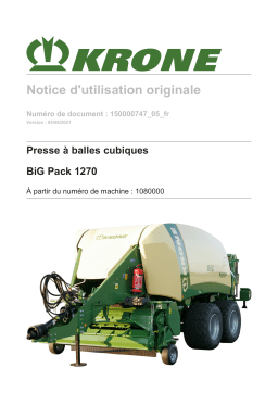 Krone BA BiG Pack 1270 Mode d'emploi