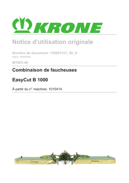 Krone BA EasyCut (MT603-40) Mode d'emploi