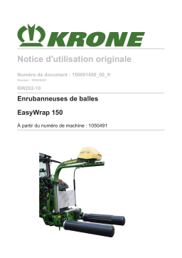 Krone BA EasyWrap 150 (BW202-10) Mode d'emploi