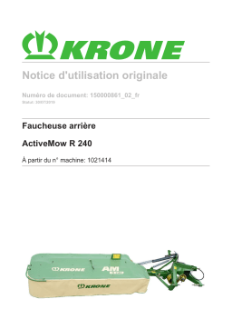 Krone BA ActiveMow R 240 Mode d'emploi