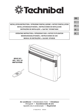 TECHNIBEL 397002937 WALL DOUBLE DUCT AIRCONDITIONER Mode d'emploi