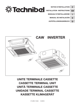 TECHNIBEL 387106054 UnitÃ©s terminales type cassette Guide d'installation