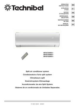 TECHNIBEL 387104089 UnitÃ©s intÃ©rieures murale Mode d'emploi