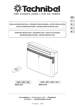 TECHNIBEL 397002927 WALL DOUBLE DUCT AIRCONDITIONER Mode d'emploi