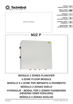 TECHNIBEL M2ZP5ZAC AccÃ ssoires pour pompes Ã chaleur air/eau Guide d'installation