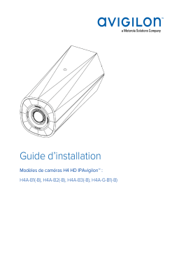 Avigilon H4A Box Camera Guide d'installation