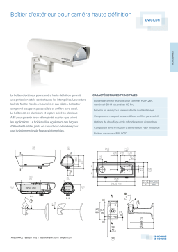 Avigilon HD Camera Enclosure (Outdoor) Fiche technique