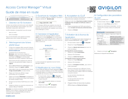 Avigilon ACM 6 Virtual Mode d'emploi