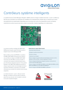 Avigilon Intelligent System Controller Fiche technique