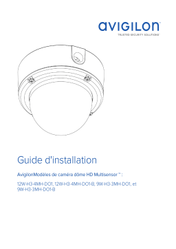 Avigilon H3 Multisensor Camera (Surface Mount) Guide d'installation