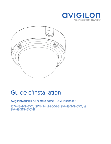 Avigilon H3 Multisensor Camera (Surface Mount) Guide d'installation | Fixfr