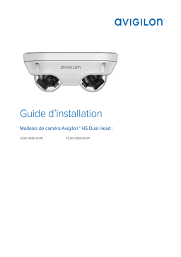 Avigilon H5A Dual Head Camera Guide d'installation