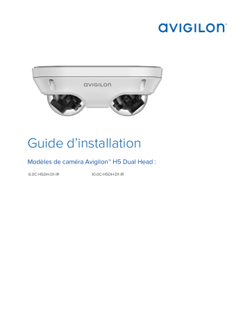 Avigilon H5A Dual Head Camera Guide d'installation | Fixfr