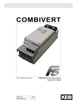 KEB F5/F6 Boîtier P Installation manuel