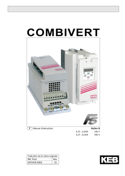 KEB F5 Boîtier B Installation manuel