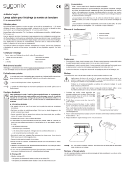 Sygonix SY-4677500 Solar outdoor wall light SMD LED 0.2 W Daylight white Stainless steel Manuel du propriétaire