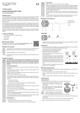 Sygonix SY-4677496 LED garden light SMD LED 4.95 W Warm white Dark grey Manuel du propriétaire