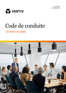 Vertiv Code of Conduct - Version 2.0 Manuel utilisateur