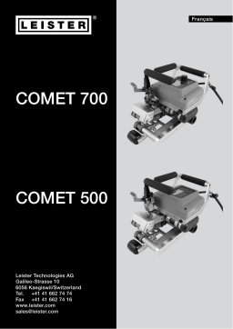 Leister Comet 500 Mode d'emploi