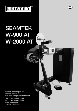 Leister SEAMTEK W-900 AT Mode d'emploi