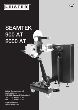 Leister SEAMTEK 2000 AT Mode d'emploi