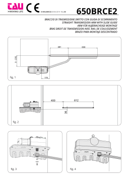 Tau 650BRCE2 Straight arm Manuel du propriétaire