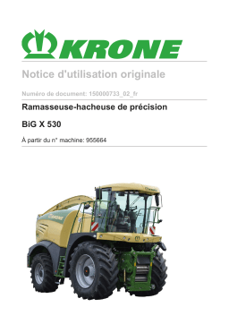 Krone BiG X 530 Mode d'emploi