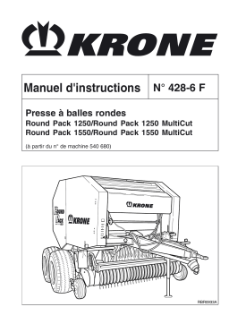 Krone Round Pack 1250_1550 Mode d'emploi